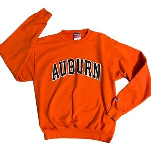 Orange Auburn University sweatshirt